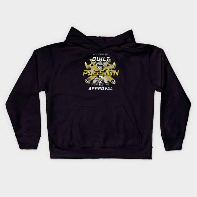 Built With Passion Kids Hoodie by BoxcutDC